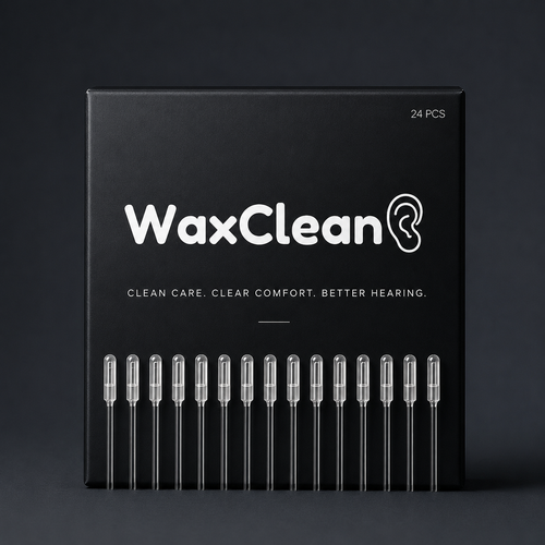 Waxed Cotton Swab (24-pack) - Safe for ears